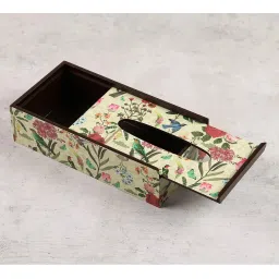 india circus by krsnaa mehta India Circus By Krshna Mehta Multi Mdf Printed Tissue Paper Box Holder image 3