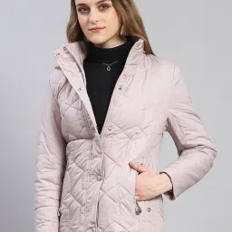 Monte Carlo Lilac Regular Fit Puffer Jacket image 3