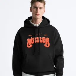 MISCHIEF MONKEY Men Printed Hooded Sweatshirt-picture-22