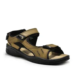 Woodland Men's Khaki Floater Sandals image 3