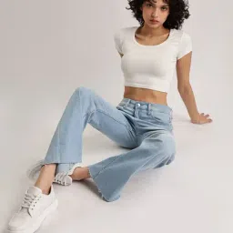 Calvin Klein Jeans Light Blue Rwh Mid Rise Slim Fit Jeans-image-66