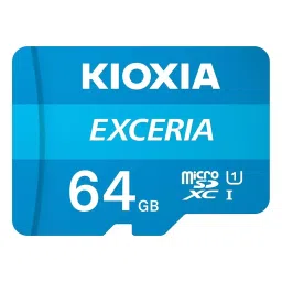 KIOXIA EXCERIA MicroSD Memory Card 64 GB Storage Up to 100 MB/s Read Speed Blue for Camera, Personal Computer, Smartphone, Tablet-picture-38