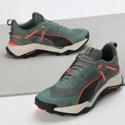 Puma Men's Explore Nitro Green Running Shoes-image-53