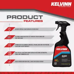 KELVINN Glass Cleaner 500 ml 5X Power-Shine Boosters image 3