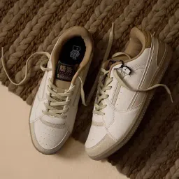 The Souled Store Men's Kanso Beige Casual Sneakers-image-9