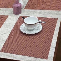 Bianca Premium Woven Brown PVC Placemat - Set of 6-picture-45