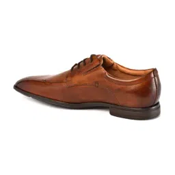 Ruosh Men's Tan Derby Shoes image 5