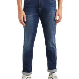 Tommy Hilfiger Aspen Dark Blue Stretch Cotton Straight Fit Jeans-image-46