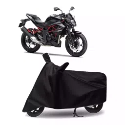 Auto Pearl Bike Cover for Kawasaki Z250 BS6 (Black)-picture-24