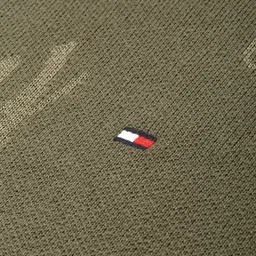 Tommy Hilfiger Relaxed Fit Brand Logo Self Design Pullover Sweaters image 2