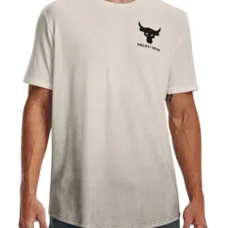 Under Armour White Regular Fit Printed Sports T-Shirt-image-29