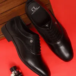 Carlton London Men's Black Oxford Shoes-picture-35