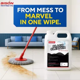 Bison Black Cleaner Liquid 5 L Can for Floors Cleaning image 2