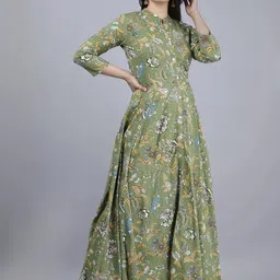BHAGLI Women Floral Printed Kurta image 1