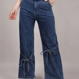 SWISHIN Women Relaxed Fit Mid-Rise Jeans-image-45
