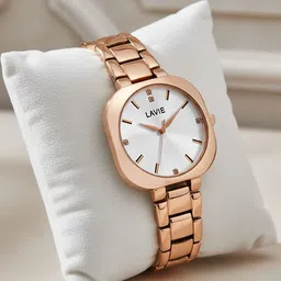 Lavie Women Brass Embellished Dial & Bracelet Style Straps Analogue Watch LV-702-SL-picture-20