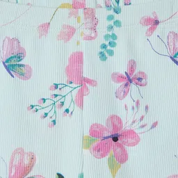 Juniors by Babyshop Girl Floral Printed Cotton Leggings image 2