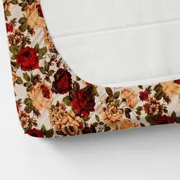 Banchmark Home Furnishings Multicoloured Floral 200 TC King Bedsheet with 2 Pillow Covers image 3