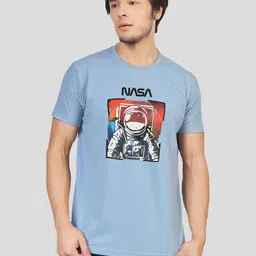 Greylongg Men Graphic Printed Round Neck Cotton T-Shirt-picture-30