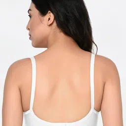 Bodycare Beige & White Solid Non-Wired Non Padded Everyday Bra image 4