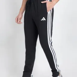 Adidas Black M 3S FT TC PT Trackpants image 3