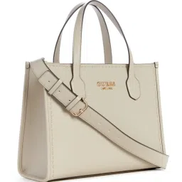GUESS Taupe SILVANA Medium Tote image 3