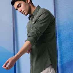 ANDAMEN Grey Regular Fit Shirt image 3