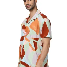 celio celio* Multicolor Regular Fit Printed Shirt image 3