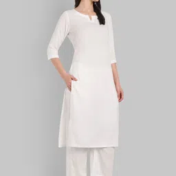 Mera Rang Women Regular Pure Cotton Kurta with Palazzos image 2