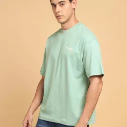 Wrangler Mint Green Relaxed Fit Graphic Print Crew T-Shirt image 3