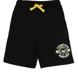Plum Tree Kids Black Solid Shorts-picture-11