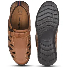 Hush Puppies by Bata Men's Tan Fisherman Sandals image 3