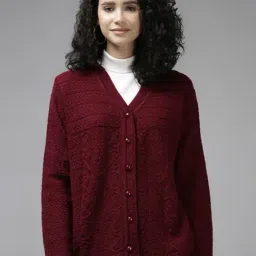 Cayman Maroon Crochet Pattern Cardigan-picture-16