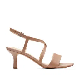 Clarks Women's Amali Buckle Beige Cross Strap Stilettos-picture-23