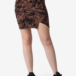 Popwings Printed Above Knee Length Pencil Skirt-picture-41
