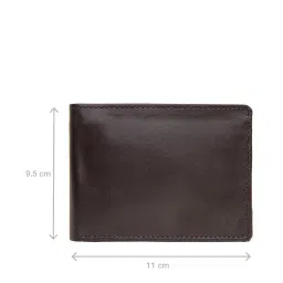 Hidesign Brown Solid Rfid Bi-Fold Wallet for Men image 3