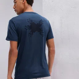 HRX by Hrithik Roshan Brand Logo Rapid-Dry Running T-shirt image 3