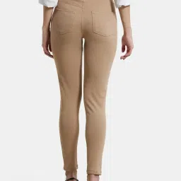 Jockey Khaki Mid Rise Jeggings image 3