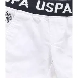 U.S. Polo Assn. Kids White Solid Shorts image 3