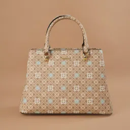 Code by Lifestyle Khaki Printed Handbag image 3
