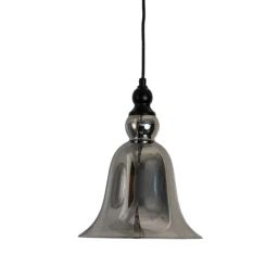 Whispering Homes Temple Bell Shape Black and Smoky Pendant Light-picture-29