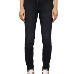 Wrangler Dark Grey Skinny Fit Mid Rise Jeans-picture-46