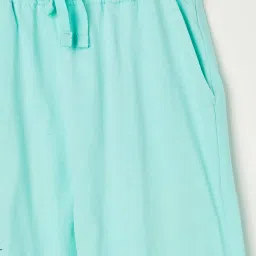 Fame Forever by Lifestyle Kids Green Cotton Printed Trackpants image 3