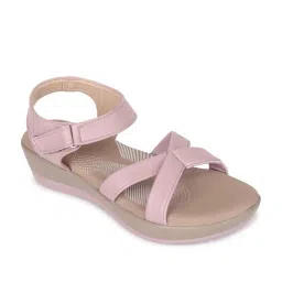 Carlton London Women's Lavender Ankle Strap Sandals image 2