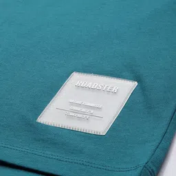 The Roadster Life Co. Pure Cotton Solid Drop-Shoulder Sleeves Casual T-shirt image 2