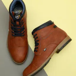 ID Men's Tan Casual Boots-image-61
