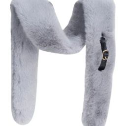 Kazo Grey Fur Scarf-picture-43