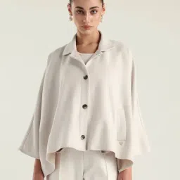 Rareism Beige Boxy Jacket image 3