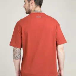 Royal Enfield Red Solid Short Sleeves T-Shirt image 2