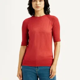 Levi's Red Regular Fit Top image 4